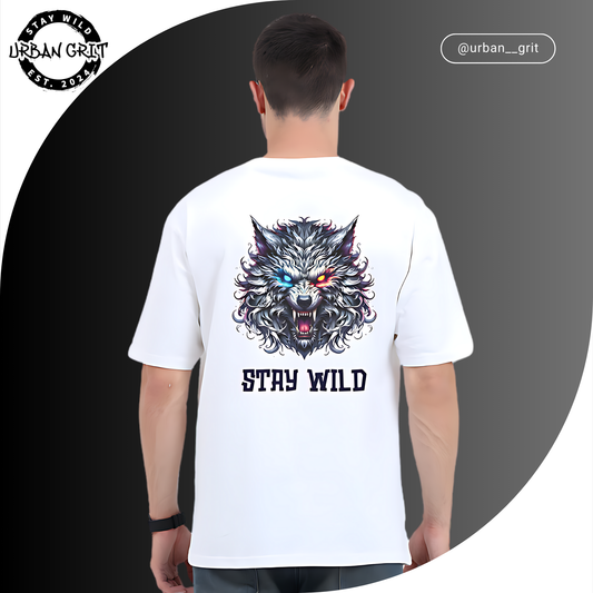 "STAY WILD" Edition Unisex Oversize T-shirt