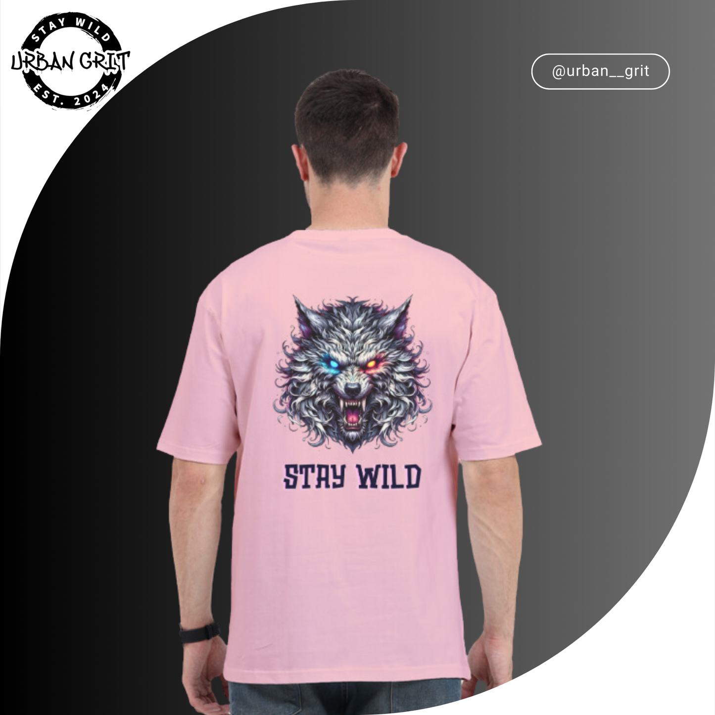 "STAY WILD" Edition Unisex Oversize T-shirt