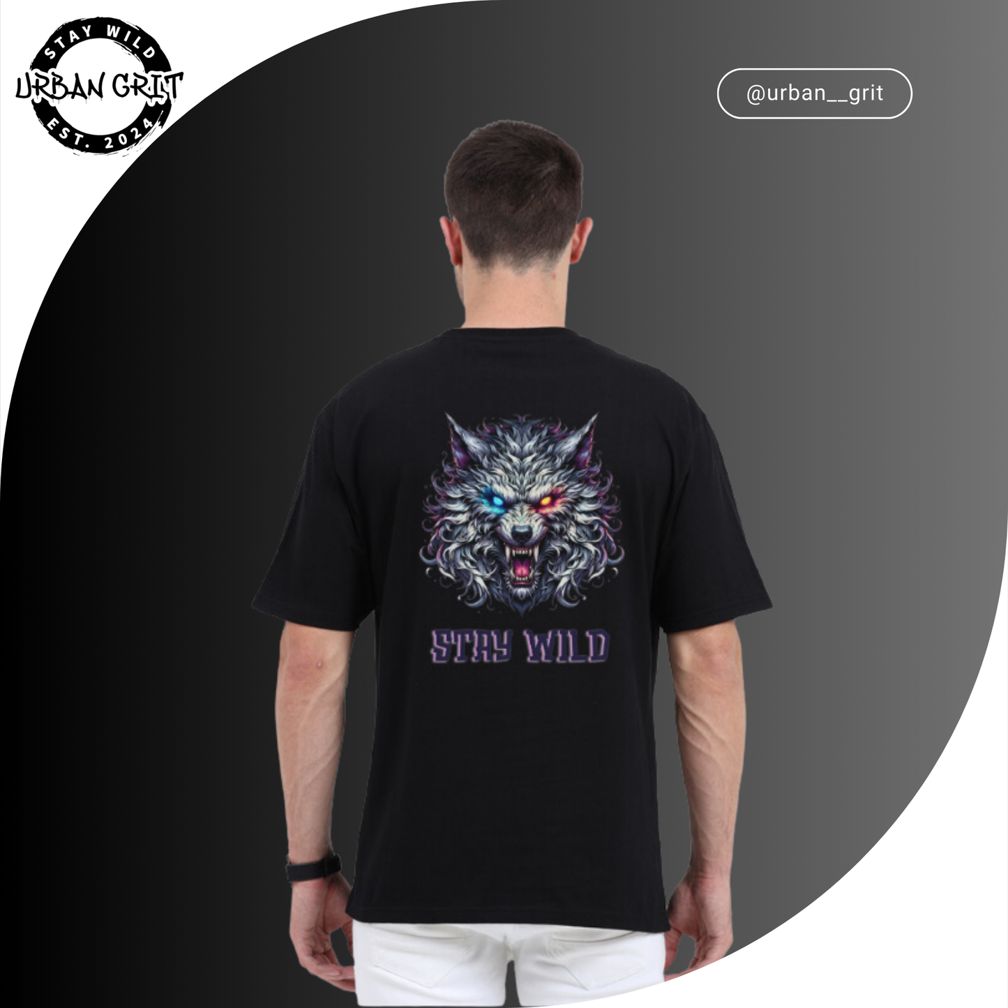 "STAY WILD" Edition Unisex Oversize T-shirt