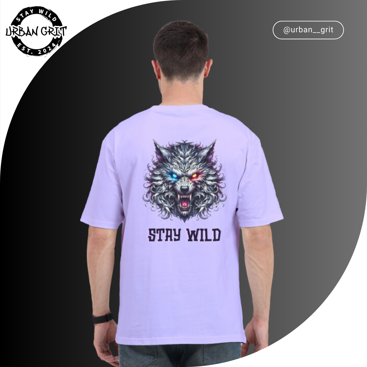 "STAY WILD" Edition Unisex Oversize T-shirt